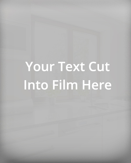 text-cut into film