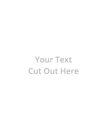 text-cut out